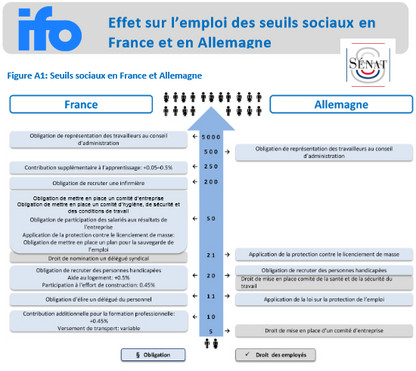 E ffet sur l’emploi des seuils sociaux  en  France et en Allemagne (IFO, mai 2015)