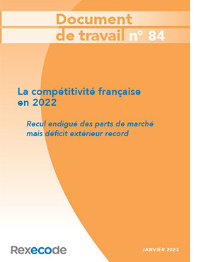 Document de travail N.84 (janvier 2023) Compétitivité France Rexecode 